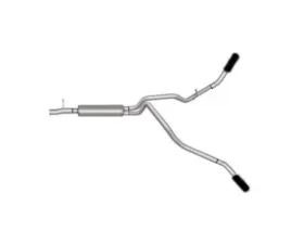 Gibson Performance Black Elite Dual Extreme Stainless Catback Exhaust Ford F-250 | F-350 Super Duty 6.2L 2017-2018
