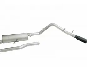 Gibson Performance Stainless Black Elite Cat-Back Single Exhaust System Jeep Gladiator 3.6L 2020-2022