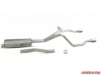 Gibson Performance Stainless Cat-Back Dual Split Exhaust System Jeep Gladiator 3.6L 2020-2022 - 617410