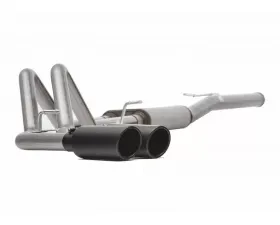 Gibson Performance Stainless Black Elite Catback Dual Sport Exhaust System Ford Super Duty F-250 | F-350 2019