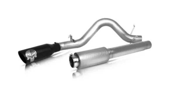 Gibson Performance Patriot Skull Series Catback Single Exhaust - Stainless GMC Sierra 1500 2014-2018 - 76-0030