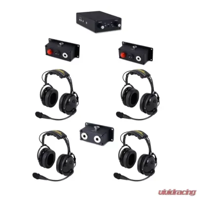 Rugged Radios RRP800 Fire/Safety Intercom Dual Radio 4 Place Fire Truck Kit - 800-4P-OTH