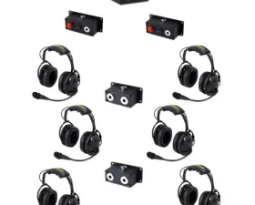 Rugged Radios RRP800 Fire/Safety Intercom Dual Radio 6 Place Fire Truck Kit