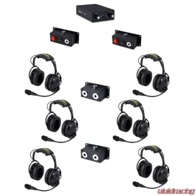 Rugged Radios RRP800 Fire/Safety Intercom Dual Radio 6 Place Fire Truck Kit - 800-6P-OTH