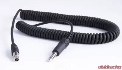Rugged Radios Firecom Style 5 Foot Headset Coil Cord - CC-FIRECOM-5