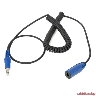 Rugged Radios Coiled Offroad Headset to Intercom Extension Cable - CC-OFF-EXT