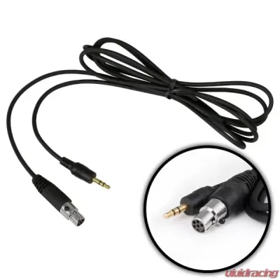 Rugged Radios GoPro or Video Camera 6 Foot Intercom Audio Record Cable - CS-REC-6P-XL