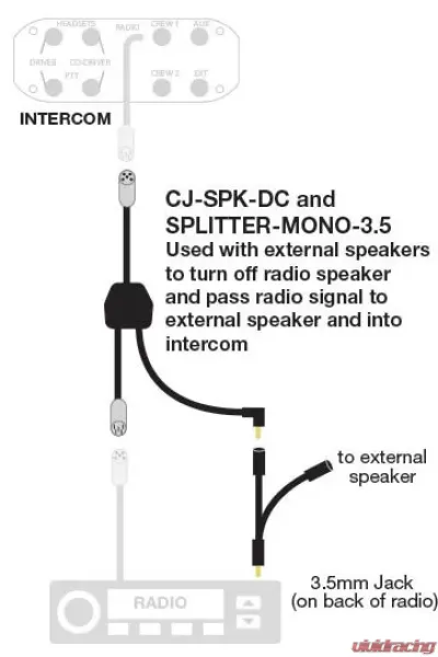 Rugged Radios Mini External Speaker - EX-SPEAKER-MINI