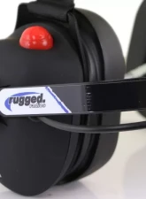 Rugged Radios Rubberized 2-Way Radio with PTT & Volume Control Headset                                     - H43-BLK-K - Image 2