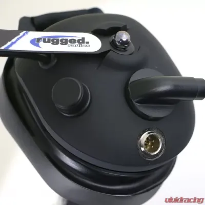 Rugged Radios Rubberized 2-Way Radio with PTT & Volume Control Headset - H43-BLK-K