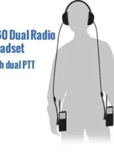 Rugged Radios H60 Dual Radio with Dual PTT Headset                                     - H60-BLK - Image 6