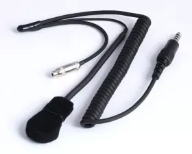 Rugged Radios IMSA Flex Boom/3.5mm Ear Bud Jack/Mic & Coil Cord Helmet Kit