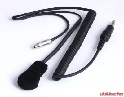Rugged Radios IMSA Flex Boom/3.5mm Ear Bud Jack/Mic & Coil Cord Helmet Kit - HK-IFC