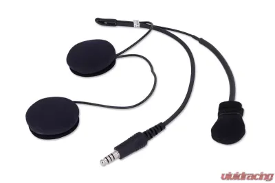 Rugged Radios IMSA with M102 Military Mic & Speakers Wired Open Face Helmet Kit - HK-IFSP