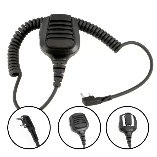 Rugged Radios RH-5R & RH16C Waterproof Speaker Hand Mic - HM-RH