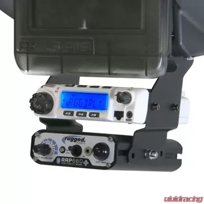 Rugged Radios Mobile Radio and Intercom Below Dash Mount Polaris RZR XP1000 - MT-XP1-BD-RM60