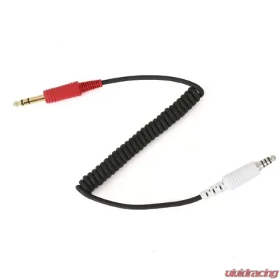 Rugged Radios NASCAR to Stilo Helmet Coil Cord Adapter - NP-2-STP-CCADPT