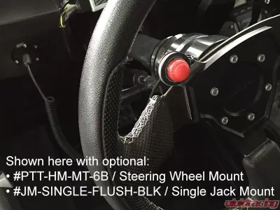 Rugged Radios Quick Disconnect Hole Mount PTT - PTT-HM-QD-KIT