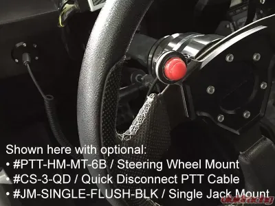 Rugged Radios Replacement Hole Mount PTT - PTT-HM-QD