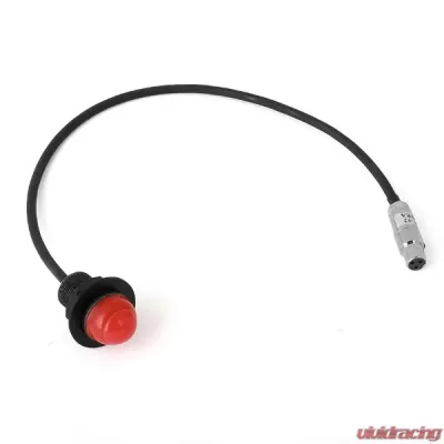 Rugged Radios Hole Mount PTT 1 Foot Straight Cable - PTT-HM-SC-12
