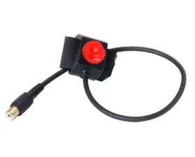 Rugged Radios Motorcycle PTT with RCA Connector Velcro Mount