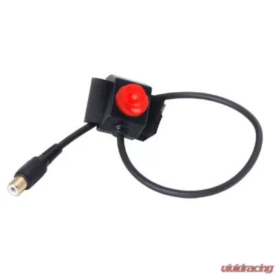 Rugged Radios Motorcycle PTT with RCA Connector Velcro Mount - PTT-MC-VM-RCA