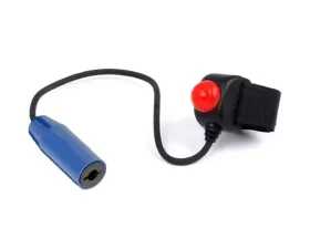 Rugged Radios Motorcycle PTT with Offroad Connector Velcro Mount