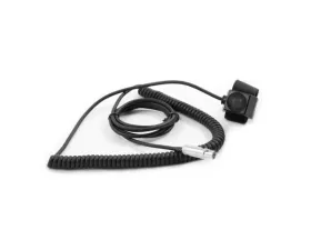 Rugged Radios Intercoms HD Coil Cord Velcro Push To Talk