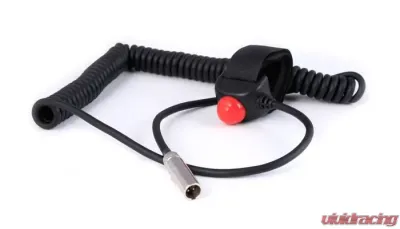 Rugged Radios Car Harnesses HD Coil Cord Velcro Mount Push to Talk - PTT-VM2