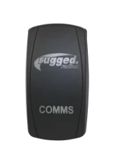 Rugged Radios Waterproof with Logo & Comms Label Rocker Switch                                     - SW-RS-COM - Image 5
