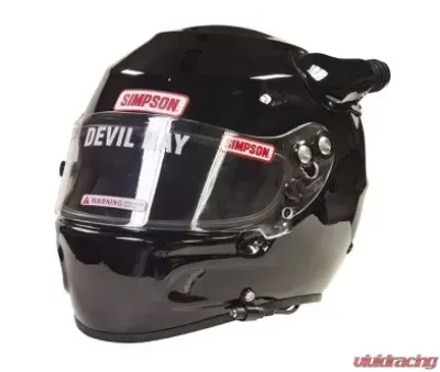 Simpson Racing Desert Devil Racing Full Face Helmet (Black - XL) - 782004c