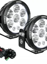 Vision X Lighting Pair 6.7? ADV LED Light Cannon Series With Amber Halo                                     - 1236216 - Image 8