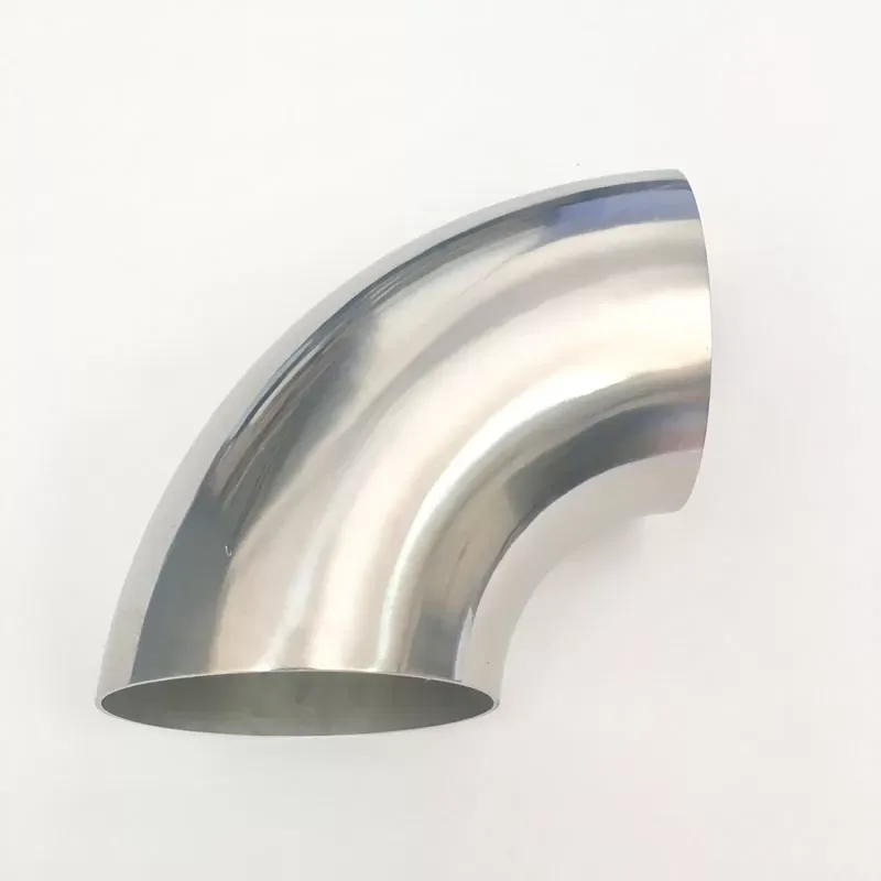 Ticon Industries 1.75" Titanium 90 Degree Elbow  - 1D Radius - 1mm/.039" Wall - 101-04553-3110