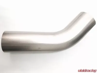 Ticon Industries 3" Titanium 45 Degree Mandrel Bend  - 1.5D Radius - 1mm/.039" Wall  - 6" Leg / 3" Leg - 101-07623-1000