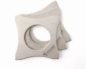 Ticon Industries Titanium Brace Bracket for O2 Sensor Bung - 1.5mm/.059