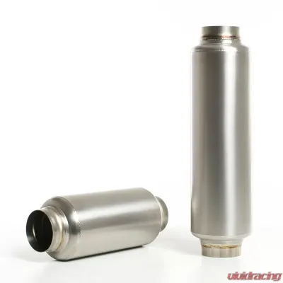 Ticon Industries 3" Titanium Ultra Lightweight Race Muffler 12" OAL - 116-07613-0000