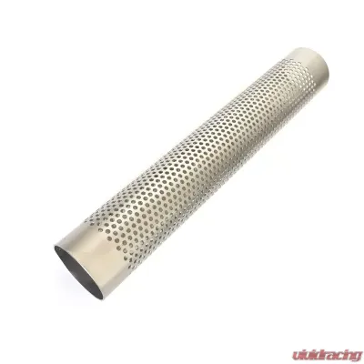 Ticon Industries 2" Titanium Perforated Punch Tube 12" OAL 1mm/.039 - 117-05012-0000