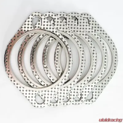 Ticon Industries 2 Bolt MLSG High Temp Exhaust Gasket (3" I.D.) 5-Pack - 120-07610-0005