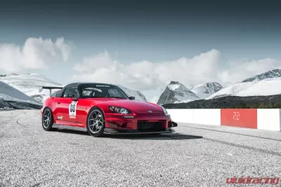 Honda S2000 2000-2009 Wheel Set Titan 7 T-S5 17x9.5 | 17x9.5 5x114.3 Satin Titanium - T7-S2000-TS5-17x9.5-17x9.5-ST