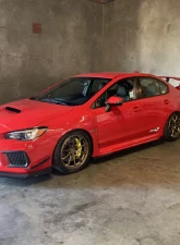 Subaru WRX STI 2008+ Wheel Set Titan 7 T-R10 18x10 | 18x10 5x114.3 Satin Titanium                                     - T7-STI-TR10-18x10-18x10-ST - Image 9