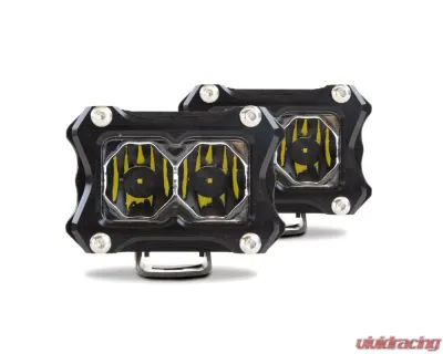Heretic Studio Black 2" Spot Light Bar (Pair) - 50206