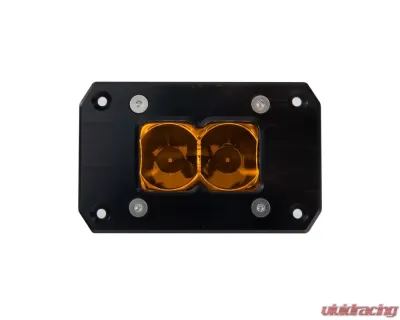 Heretic Studio Black Flush Mount 2" Spot Ligh Bar (Single) - 50204