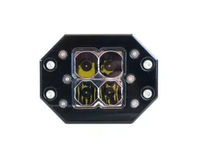 Heretic Studio Black Combo Quattro Flush Mount (Single)