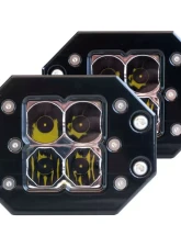 Heretic Studio Black Combo Quattro Flush Mount (Pair)                                     - 52212 - Image 2