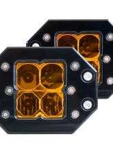 Heretic Studio Black Combo Quattro Flush Mount (Pair)                                     - 52212 - Image 2