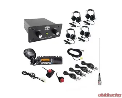 PCI Race Radios Ultimate 4 Seat Package with Headsets and Icom Radio - 1128