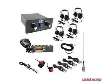 PCI Race Radios Ultimate 4 Seat Package with Bluetooth & Headsets - 2495