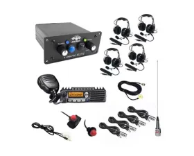PCI Race Radios Ultimate 4 Seat Package with Headsets, Bluetooth & DSP Upgrade
