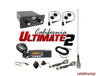 PCI Race Radios California Ultimate 2 Seat Package with Bluetooth - 2497