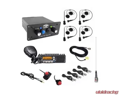 PCI Race Radios California Ultimate 4 Seat Package with Bluetooth and DSP - 2500
